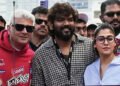 Tamil Superstars Ajith Kumar, Nayanthara & Vignesh Shivan Captivate Fans at Dubai Endurance Race